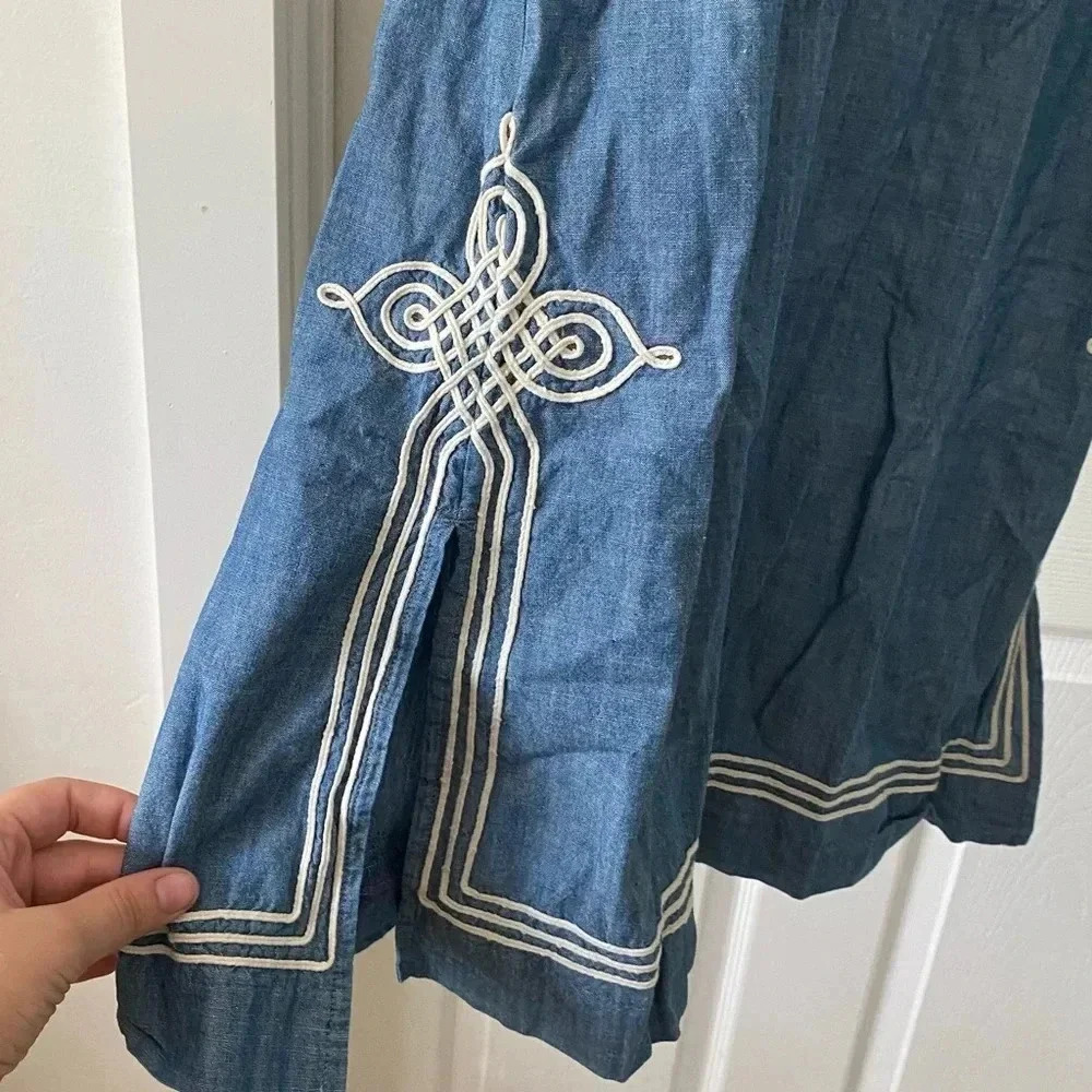 J. McLaughlin Pansy Denim Maxi Dress - Picture 6 of 8